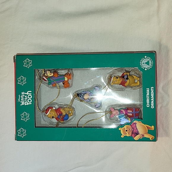 Disney Other - Winnie-the-Pooh Christmas ornaments set of 5 Eyore Piglet Tigger